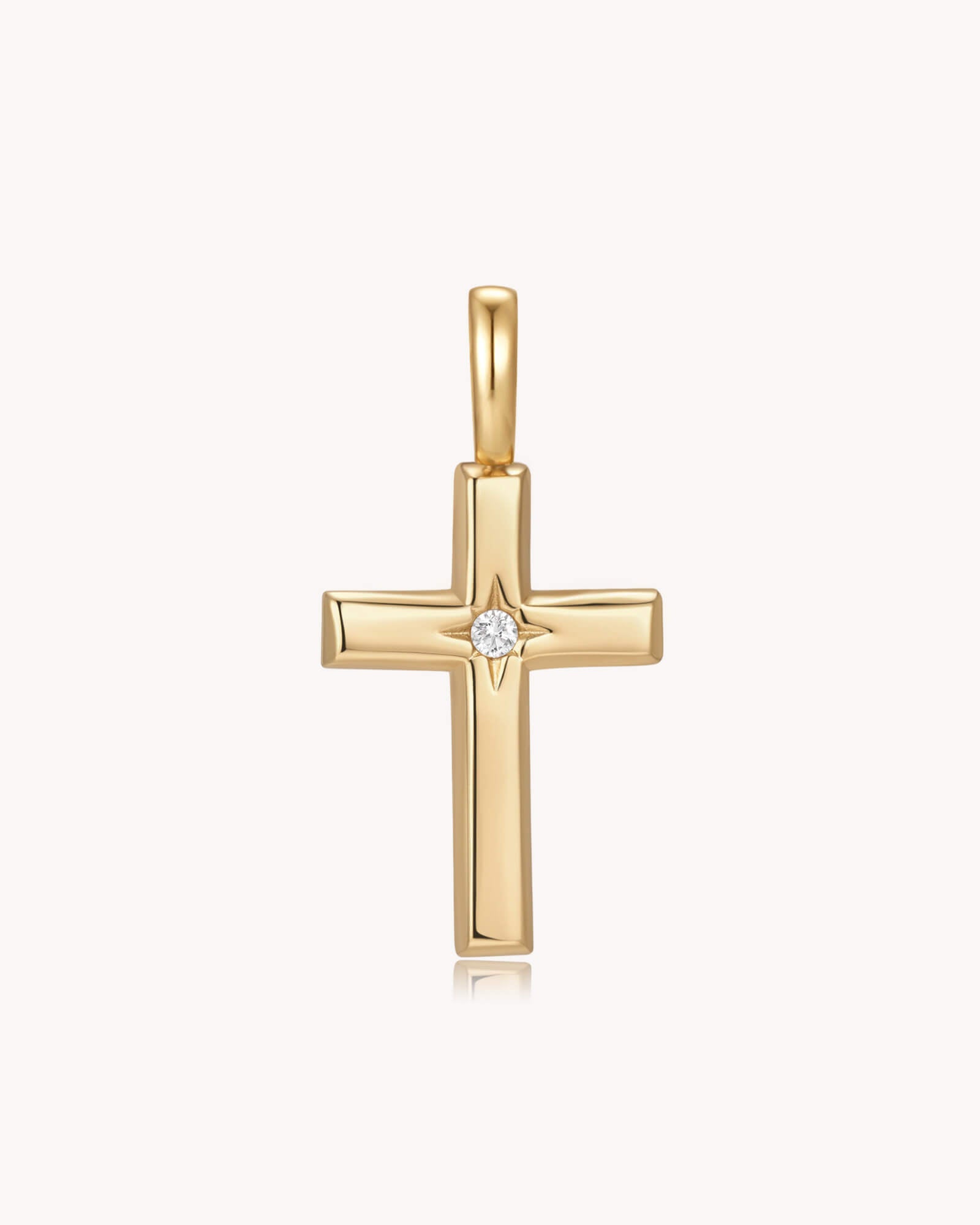 The Bright Morning Star Gold Cross Pendant