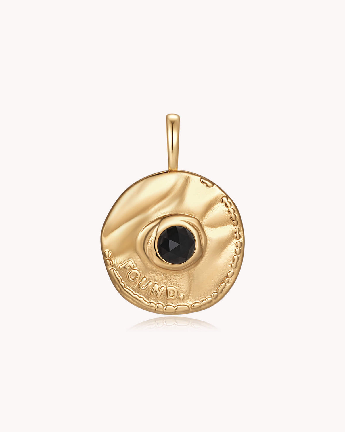 FOUND Luke 15:9 Gold Coin Pendant