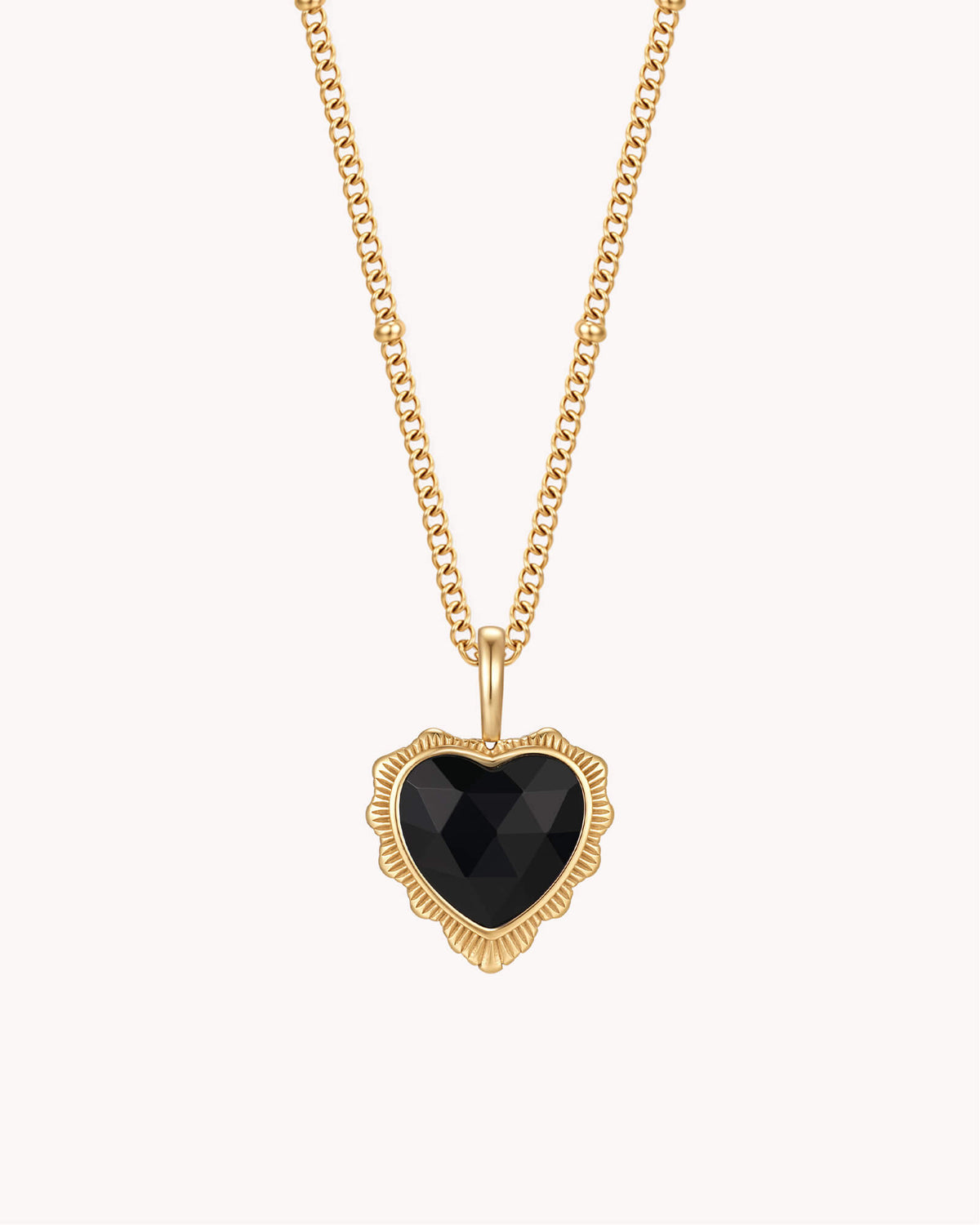Proverbs 3:5-6 Trust in the LORD Gold Heart Necklace