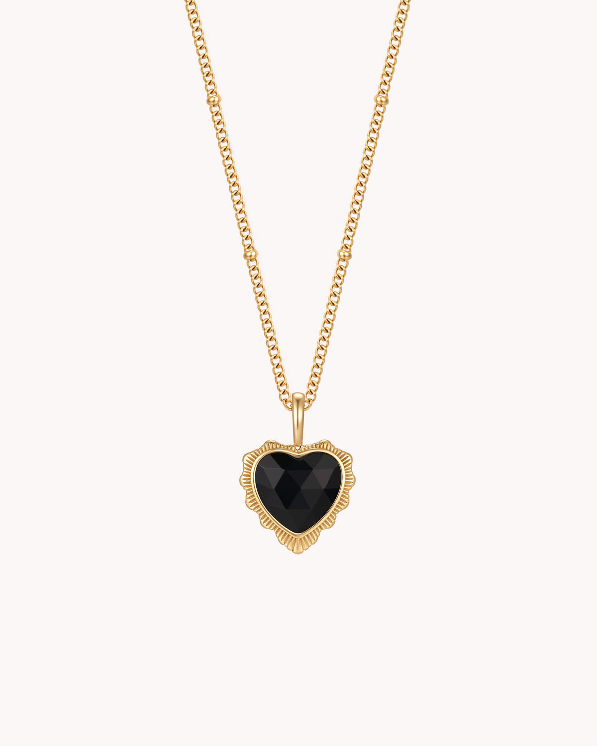 Proverbs 3:5-6 Trust in the LORD Gold Heart Necklace