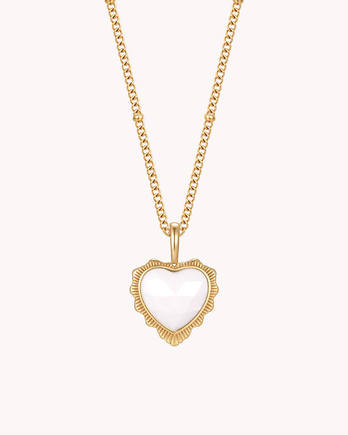 Proverbs 31:28 Call Her Blessed Gold Heart Necklace