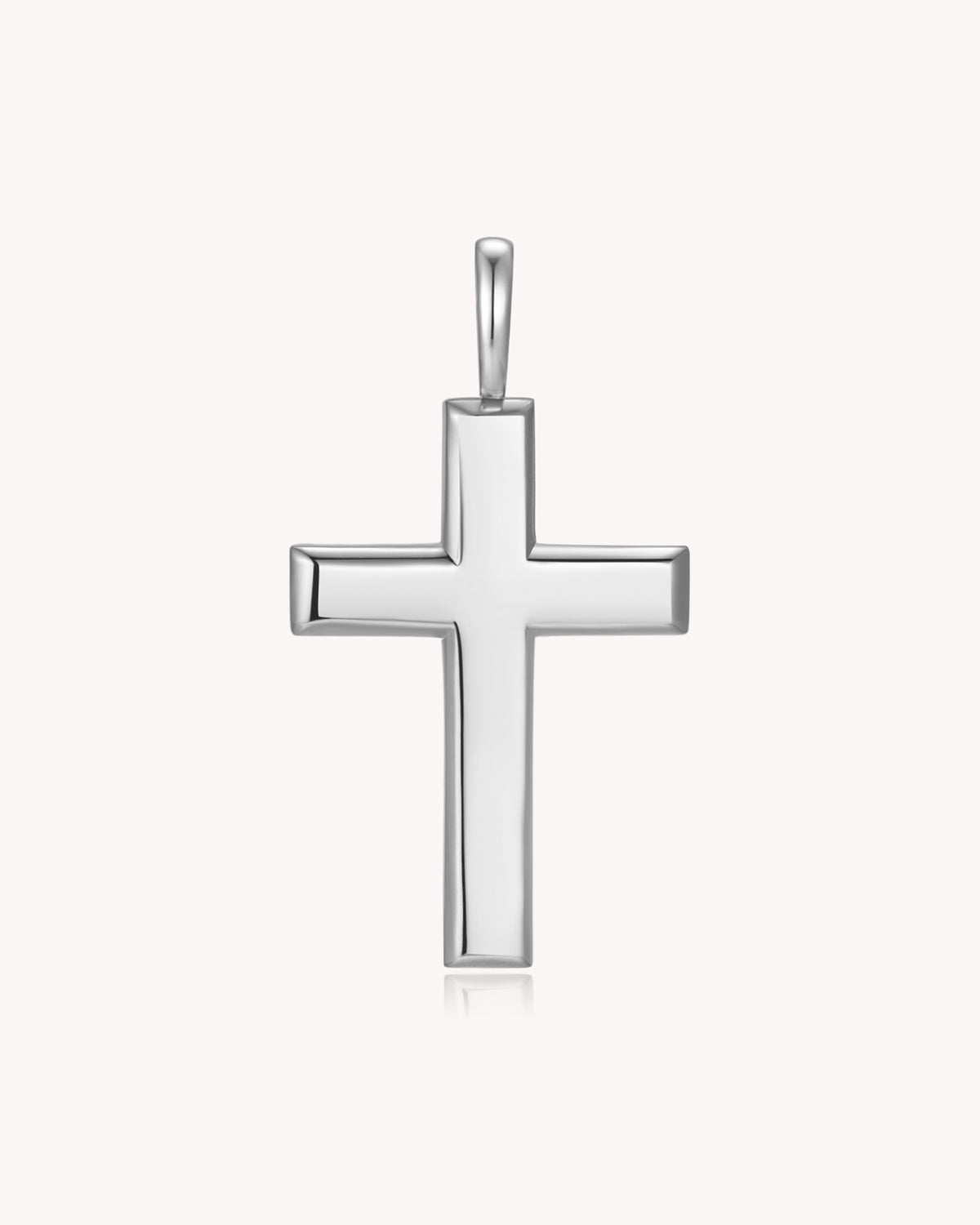 Stainless Steel Large Classic Cross Pendant