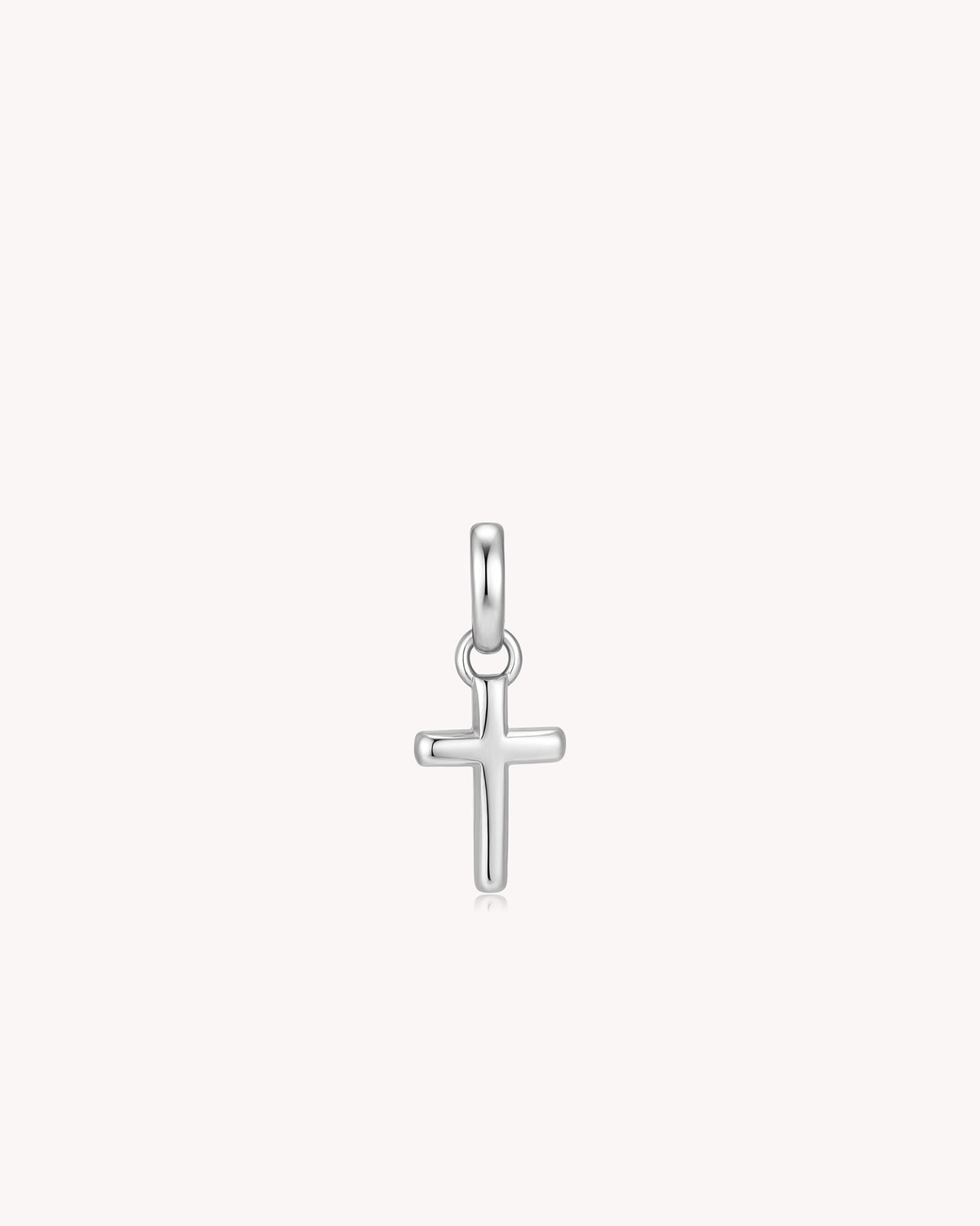 White Gold Petite Classic Cross Pendant