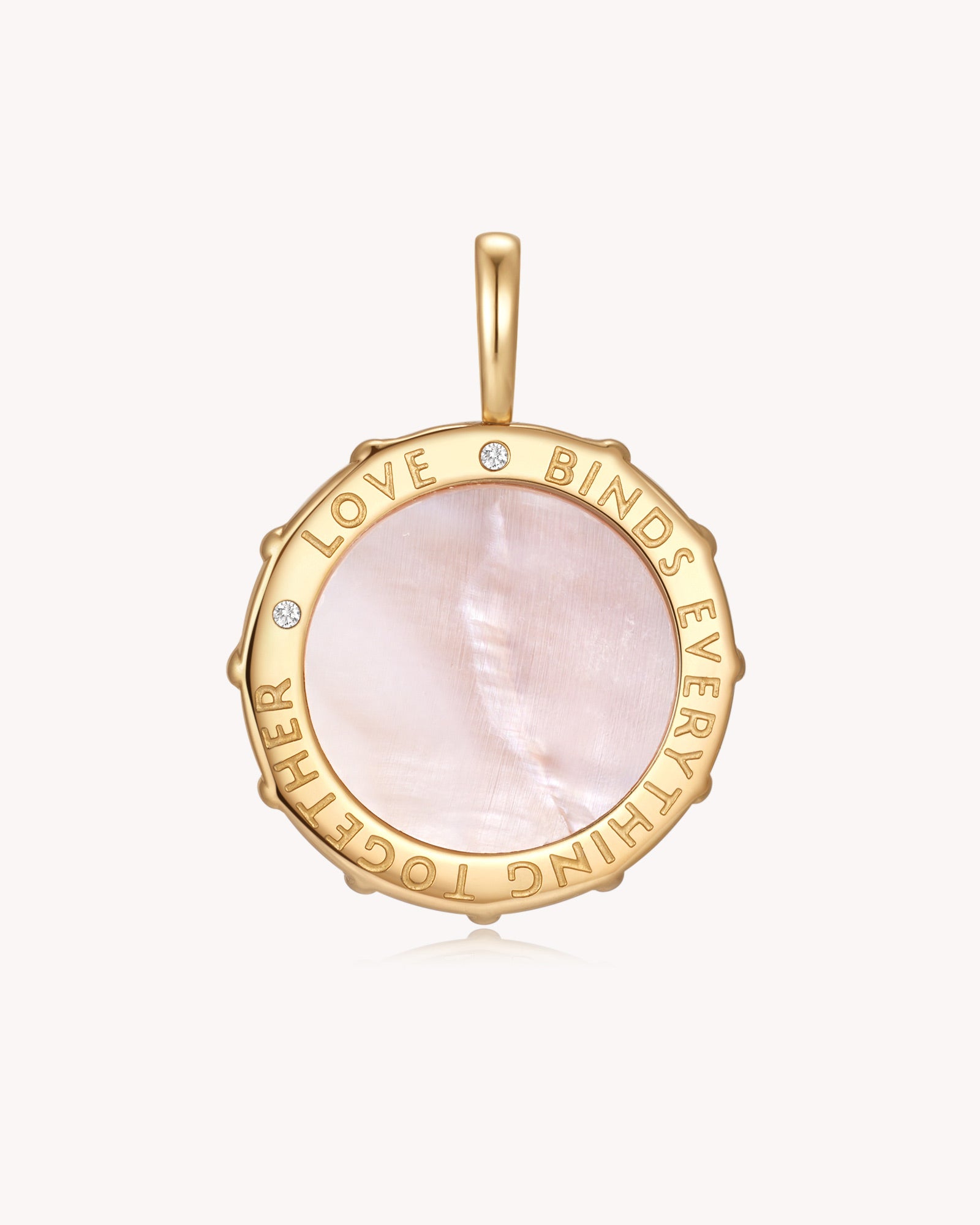 Love Binds Everything Together Colossians 3:14 Gold Medallion