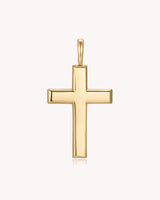 Gold Large Classic Cross Pendant
