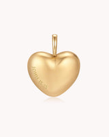 I Have Called You Friends John 15:15 Gold Heart Pendant
