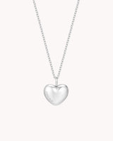 John 15:15 Called You Friends White Gold Heart Necklace