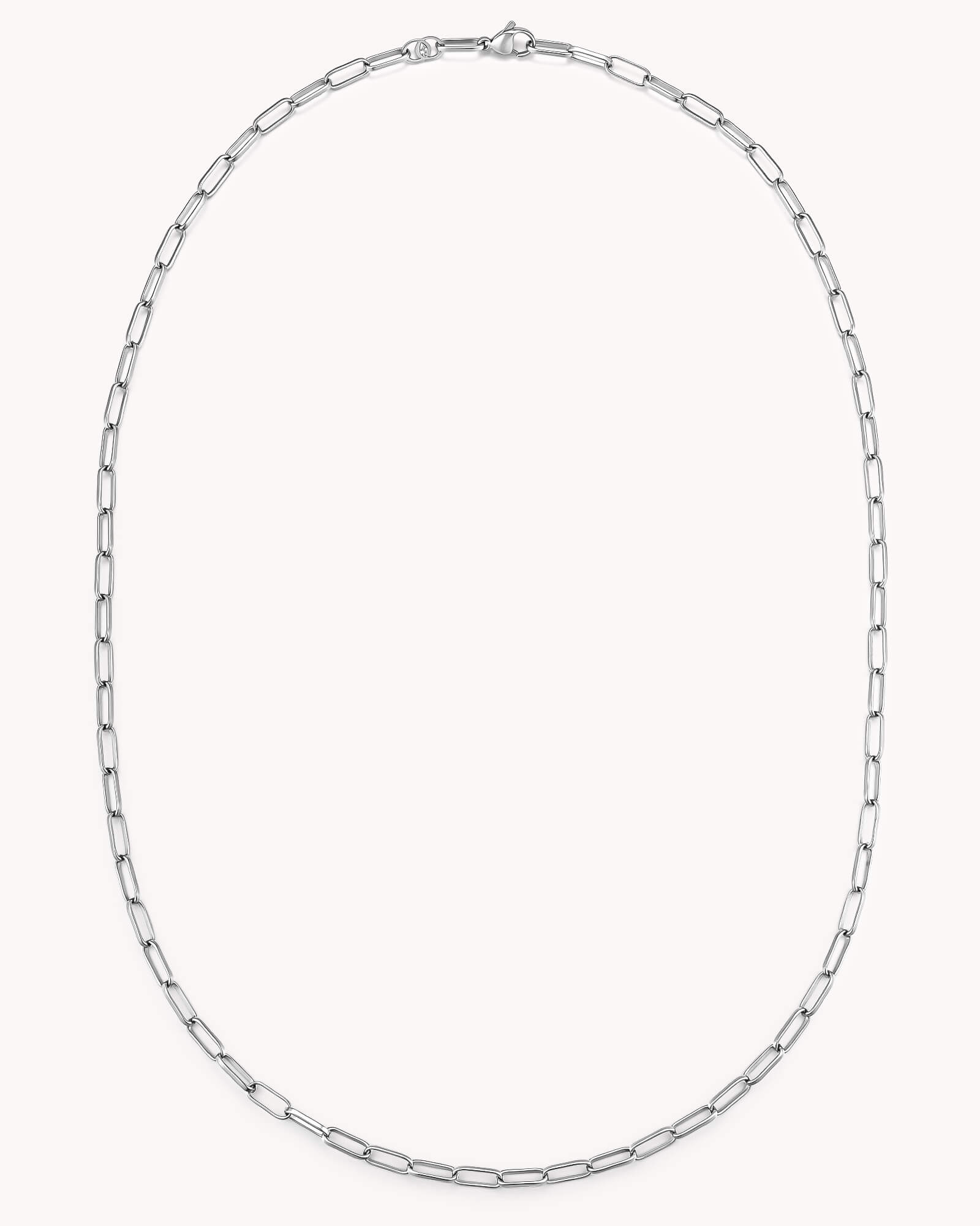 An additional image of the Link Chain Stainless Steel Necklace