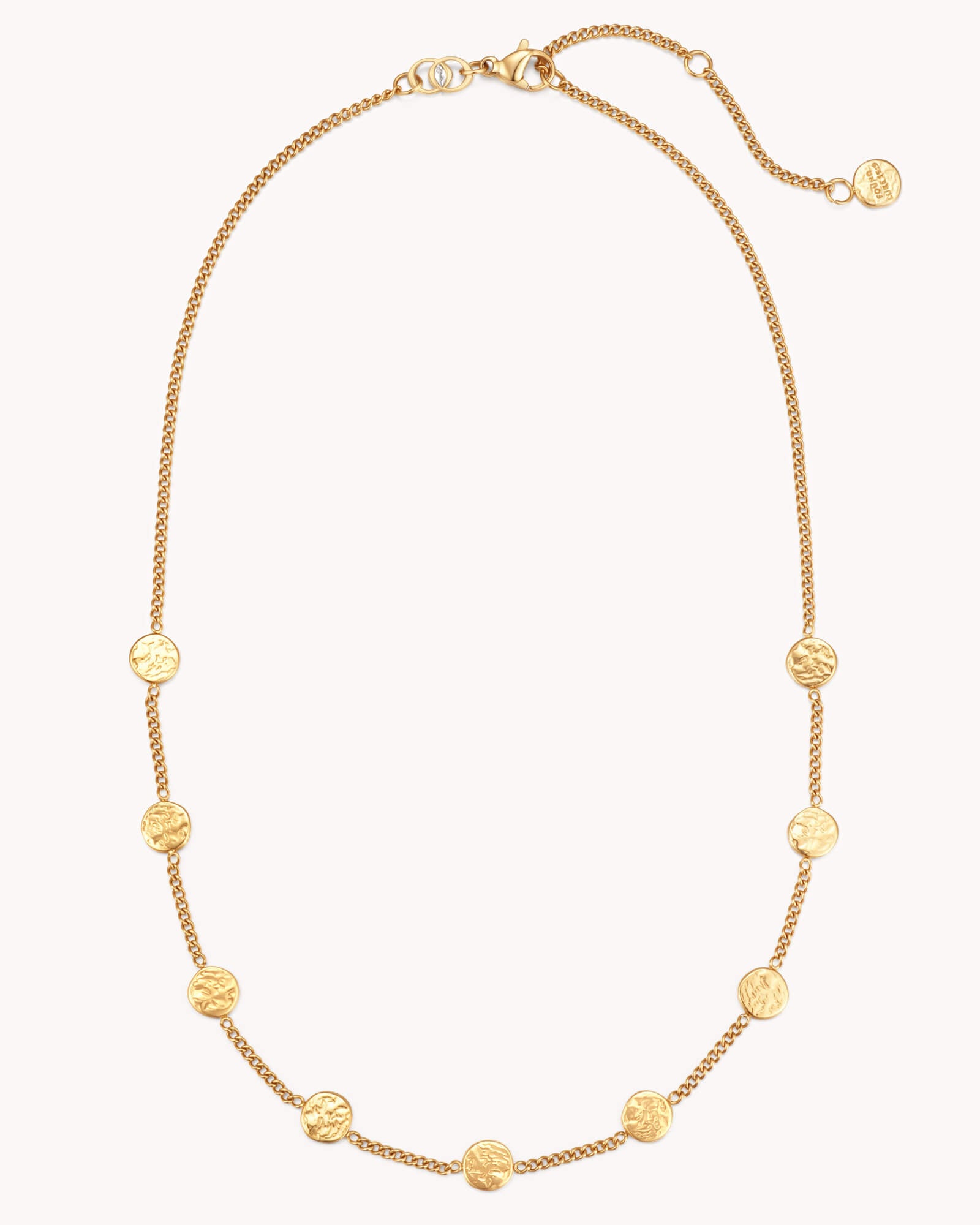 FOUND Luke 15:9 Gold Coin Choker Necklace