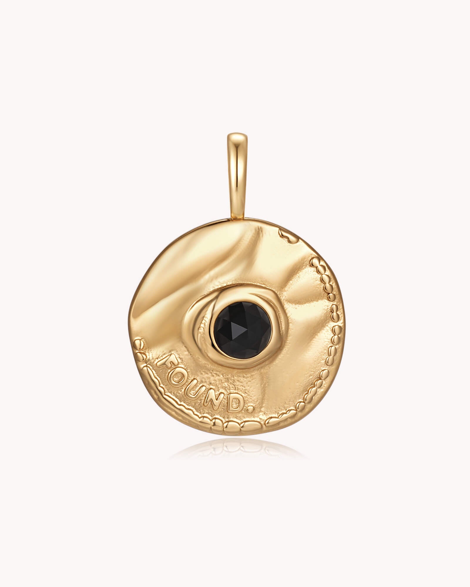 FOUND Luke 15:9 Gold Coin Pendant