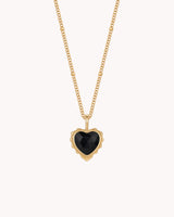 Proverbs 3:5-6 Trust in the LORD Gold Heart Necklace