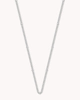 Satellite Chain White Gold Necklace
