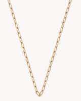 Small Link Chain Gold Necklace