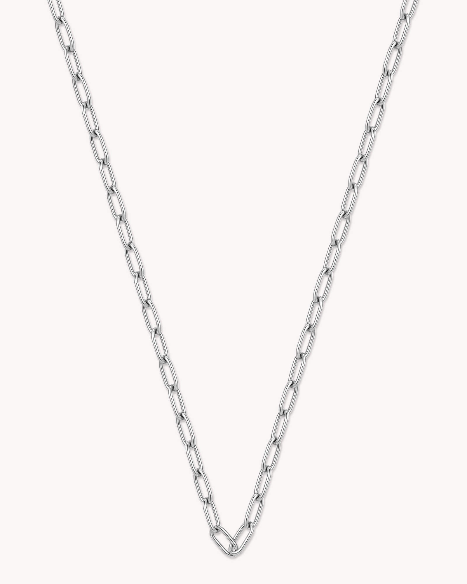 Small Link Chain Stainless Steel Necklace